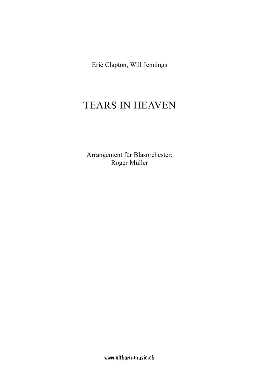Tears In Heaven Concert Band scores gallery preview page 1