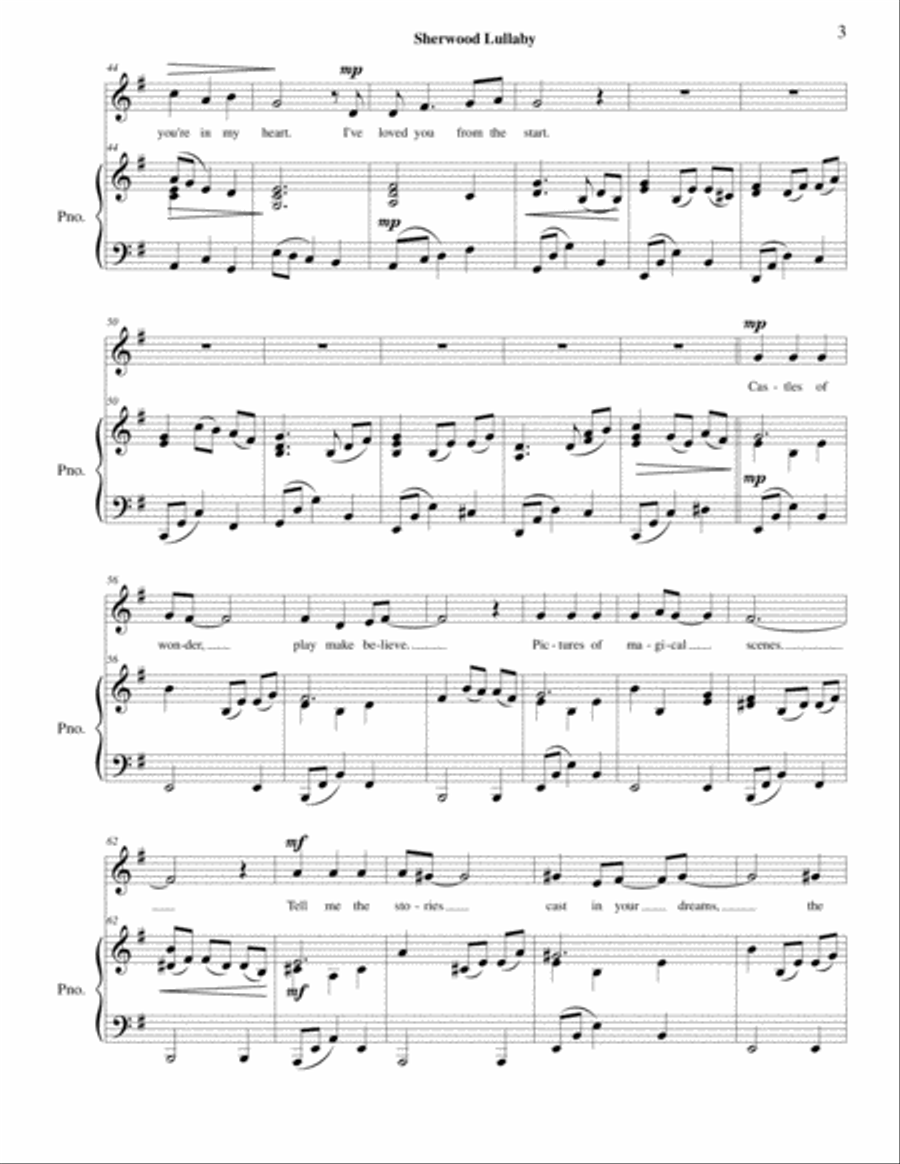 Sherwood Lullaby Voice scores gallery preview page 4