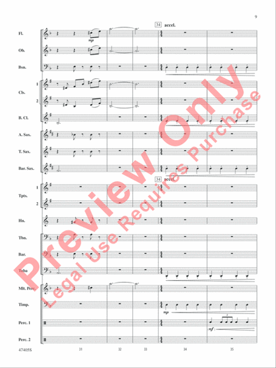 DC Comics Superheroes Concert Band scores gallery preview page 10