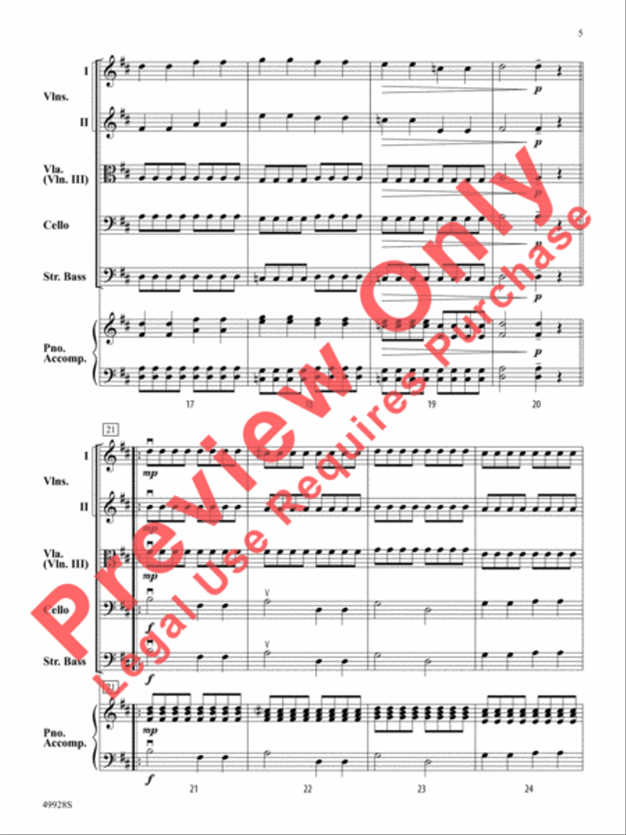 Speed Force String Orchestra scores gallery preview page 6