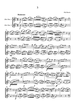 Four Alto Sax Duets - No.3