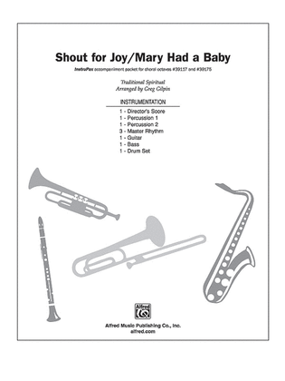 Book cover for Shout for Joy / Mary Had a Baby