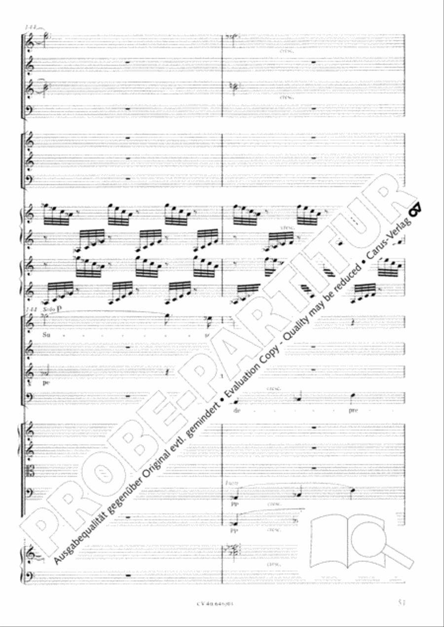 Mass in A Major (2 versions) STB scores gallery preview page 62