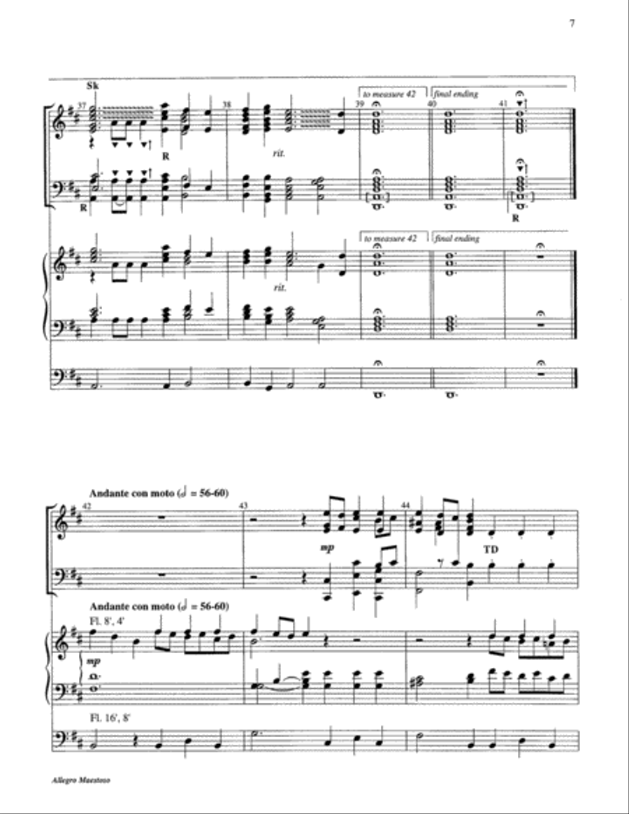 Allegro Maestoso 5-Octaves scores gallery preview page 17