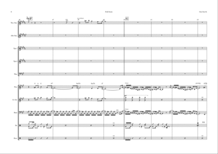 Oui Oui Si Tenor Saxophone scores gallery preview page 6