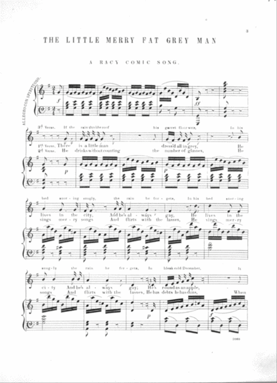 The Merry Little Fat Man. An Eccentric Song Voice scores gallery preview page 2