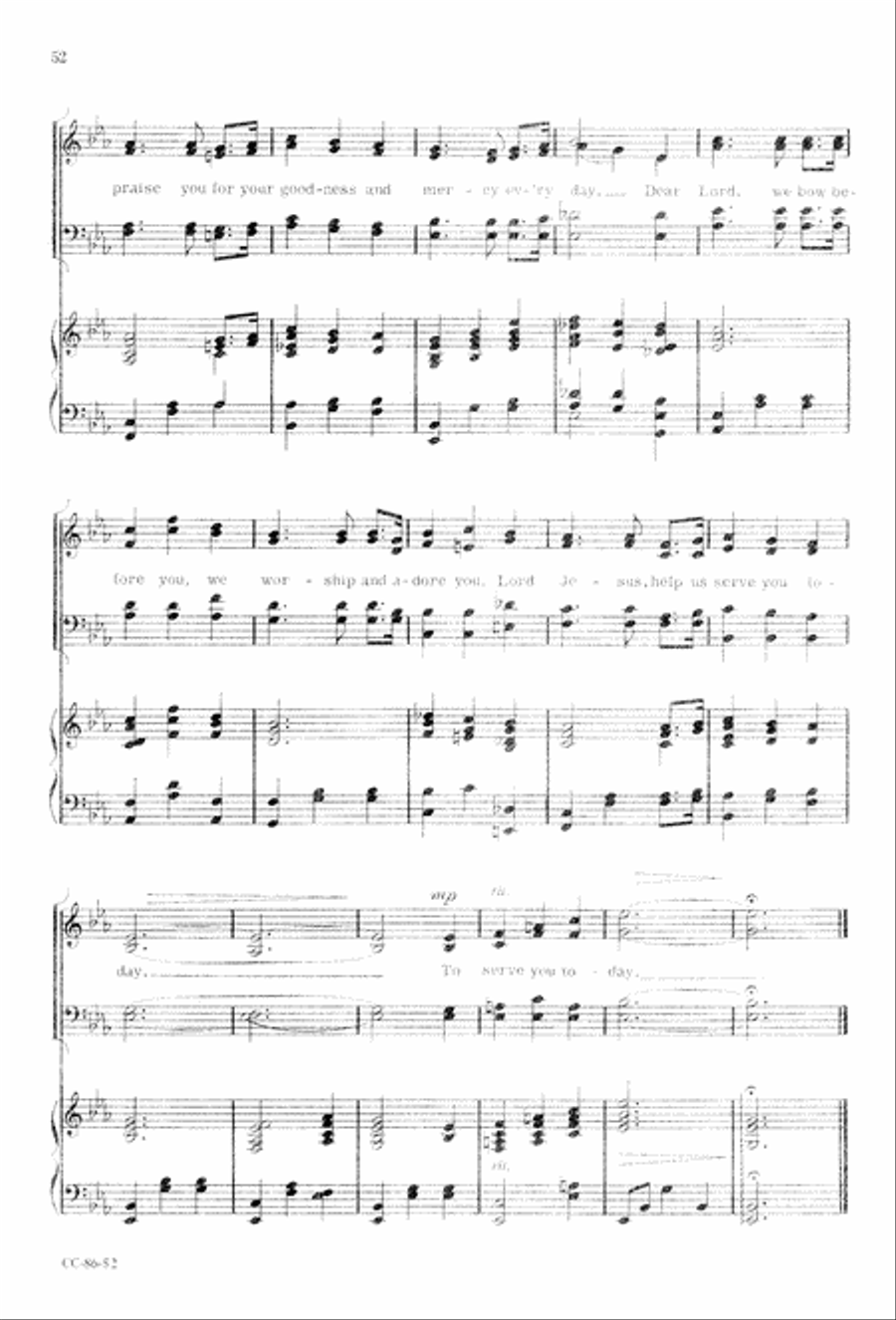 Angels' Song Angels' Song 4-Part scores gallery preview page 54
