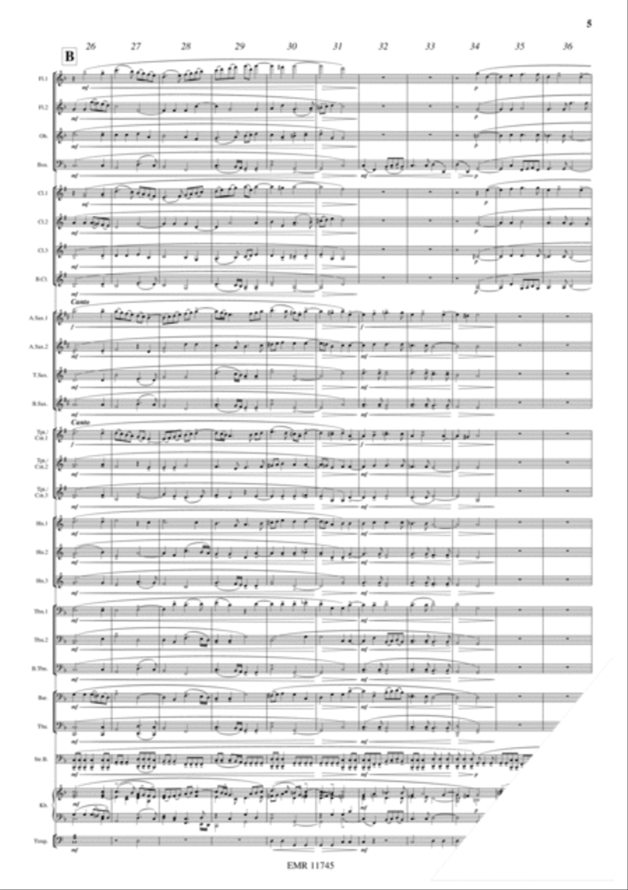 Sonata Pian e Forte Concert Band scores gallery preview page 6
