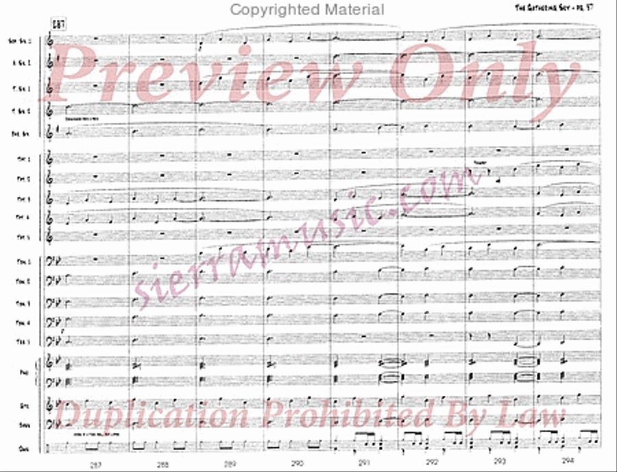 The Gathering Sky Jazz Ensemble scores gallery preview page 38
