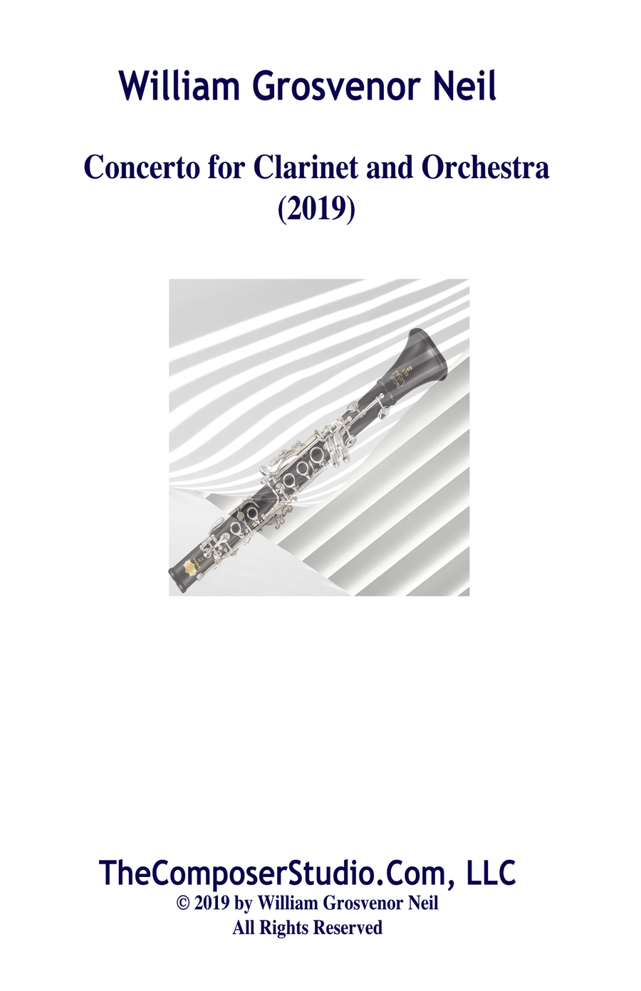 Concerto for Clarinet and Orchestra Full Orchestra scores gallery preview page 1