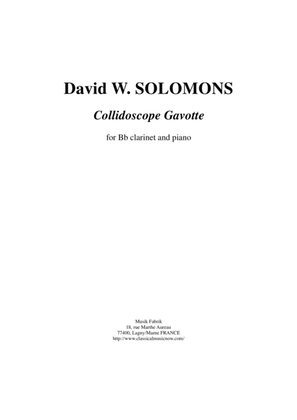 David Warin Solomons Collidoscope Gavotte for Bb clarinet and piano