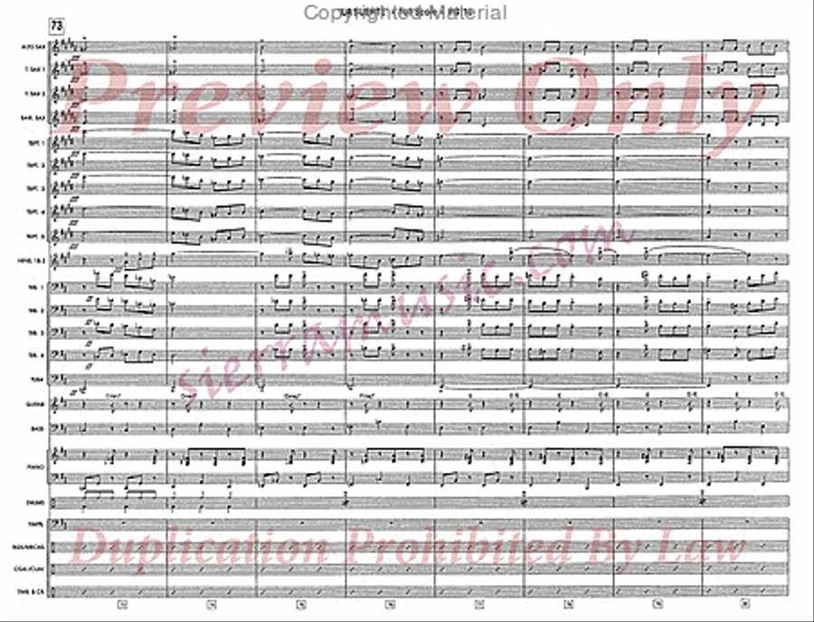 La Suerte De Los Tontos Jazz Ensemble scores gallery preview page 11