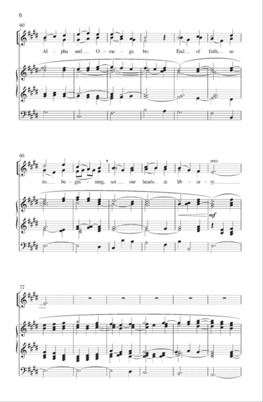Love divine, all loves excelling 4-Part scores gallery preview page 5