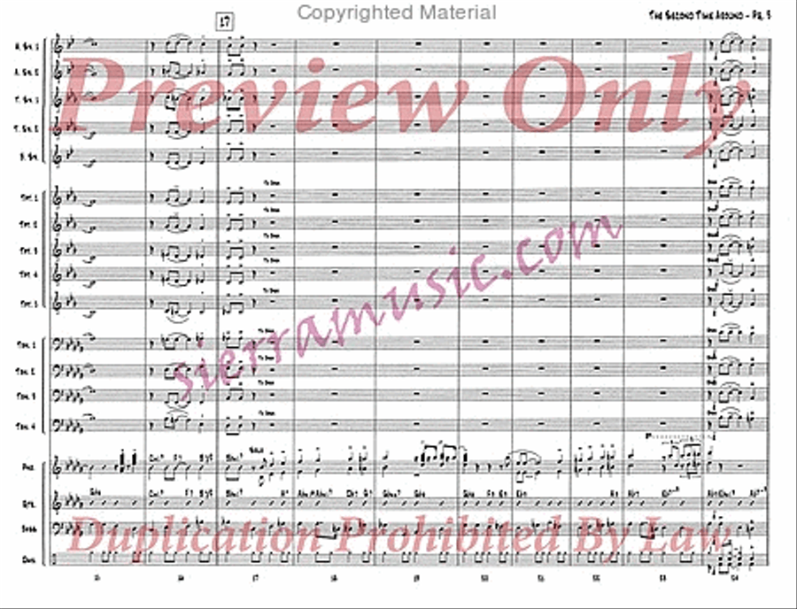 The Second Time Around (Pro) Jazz Ensemble scores gallery preview page 4