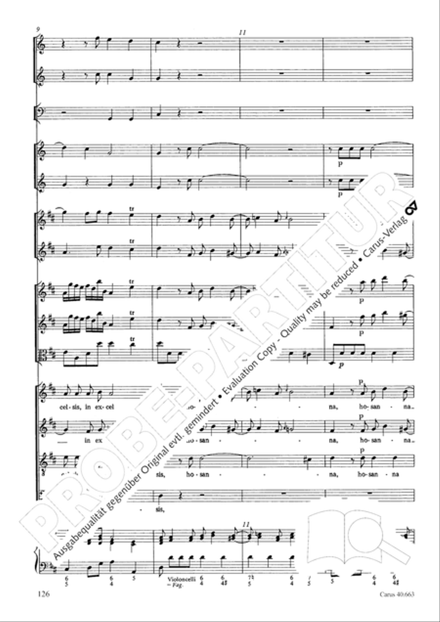 Mass in D minor (Missa in d) ATB scores gallery preview page 142