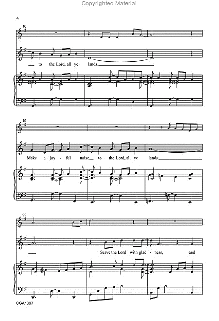 Make a Joyful Noise 2-Part scores gallery preview page 5