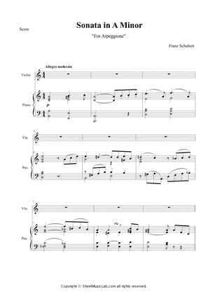 Book cover for Sonata per Arpeggione, D.821