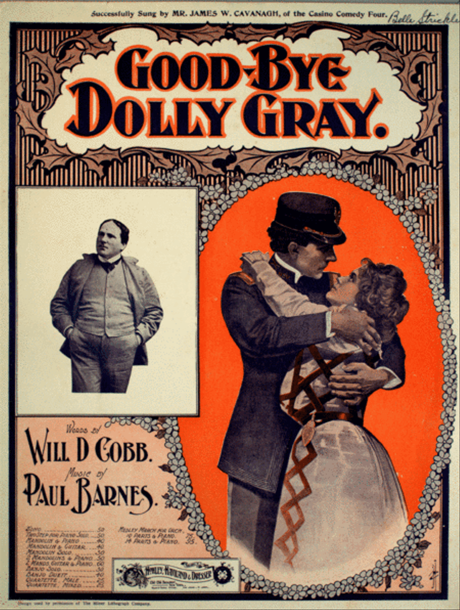 Good-Bye Dolly Gray Voice scores gallery preview page 1