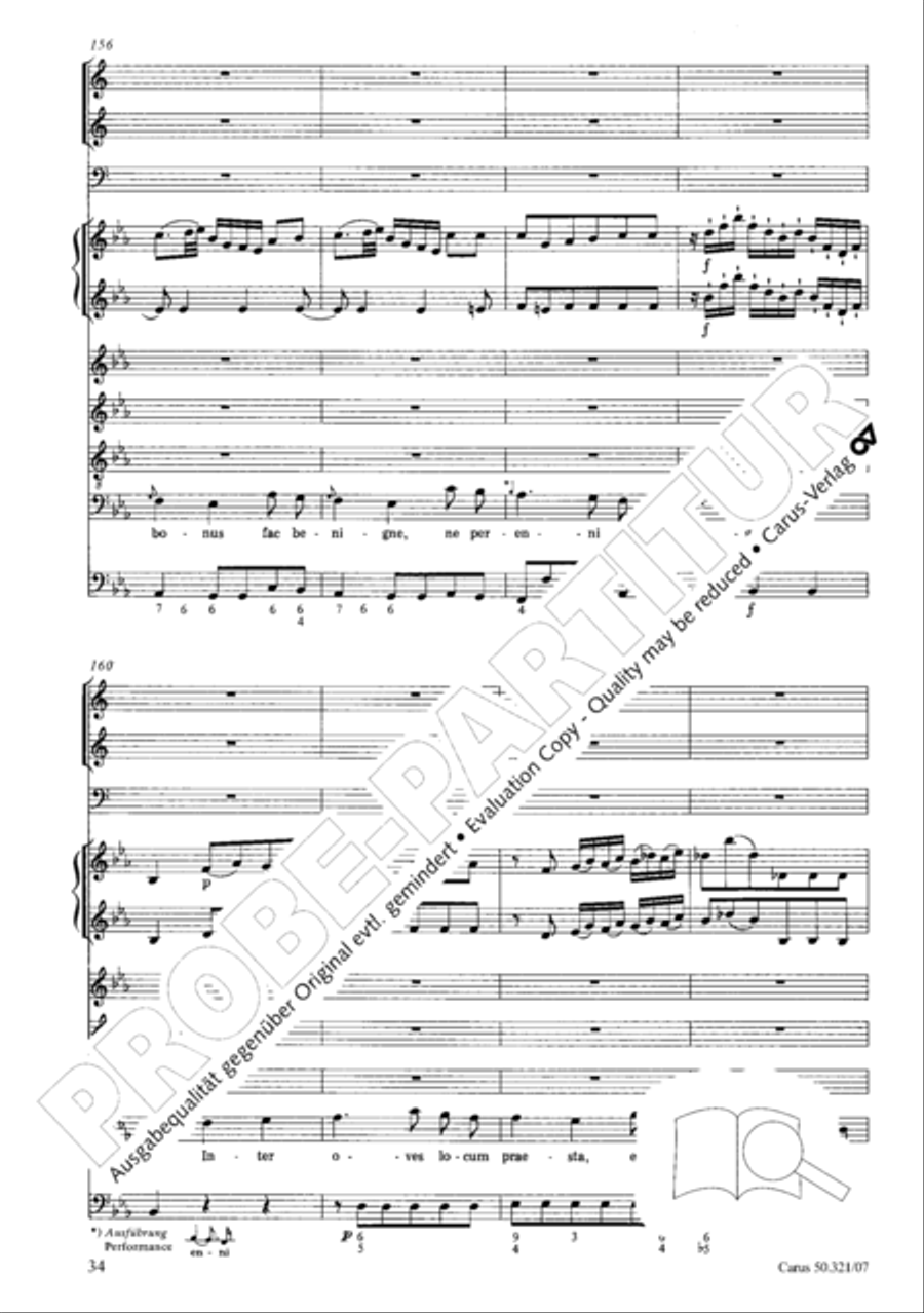 Requiem in C minor 4-Part scores gallery preview page 41