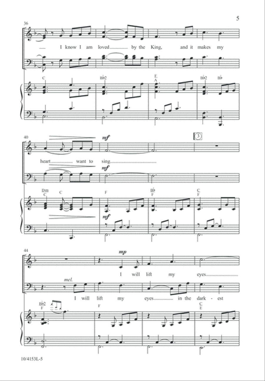 How Can I Keep from Singing? 4-Part scores gallery preview page 6