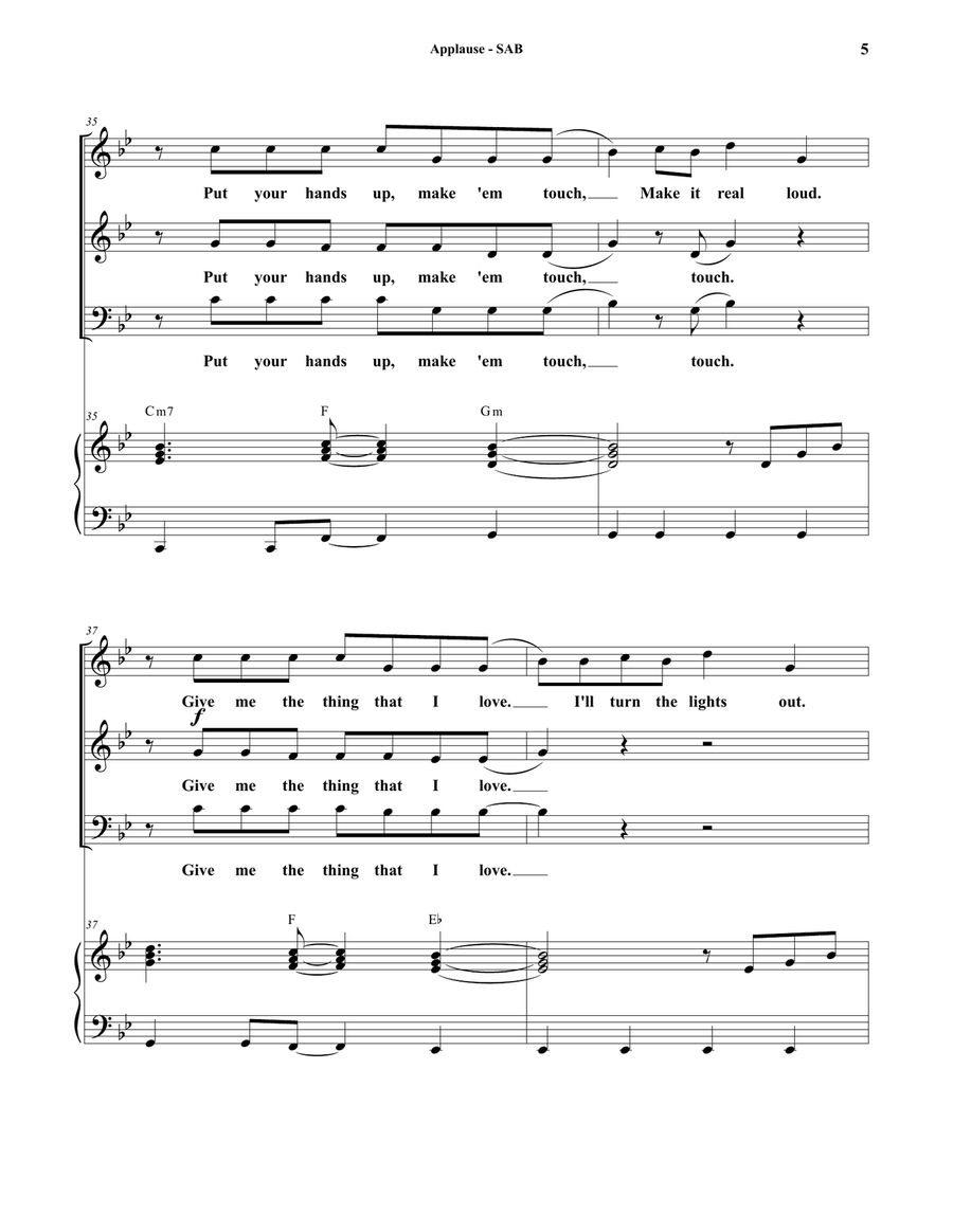 Applause 3-Part scores gallery preview page 5