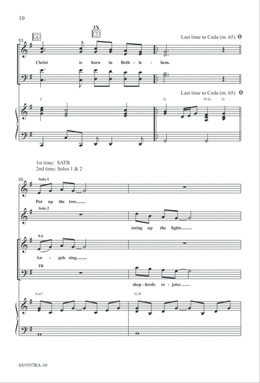 We Will Know Peace 4-Part scores gallery preview page 12