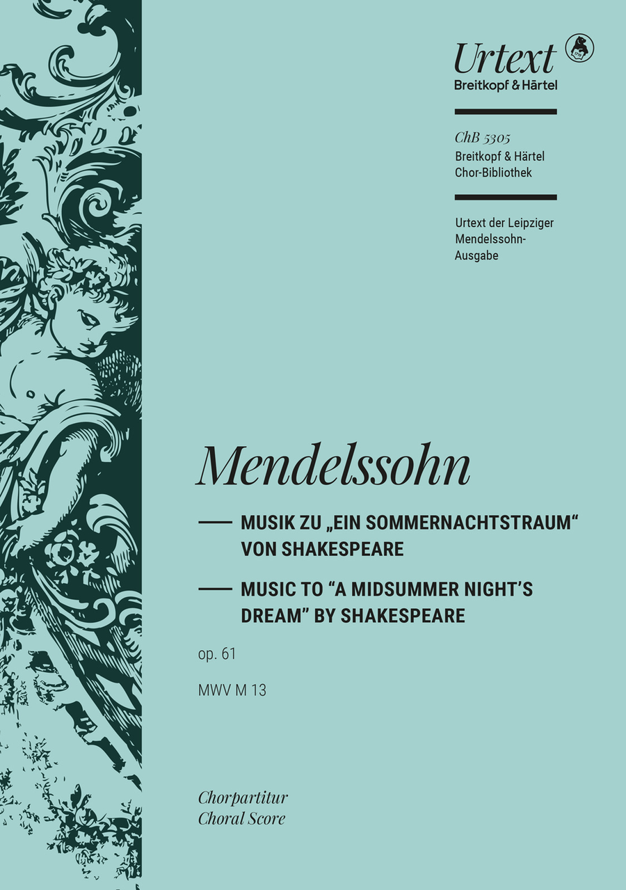 A Midsummer Night's Dream Op. 61 MWV M 13 SSAA scores gallery preview page 1