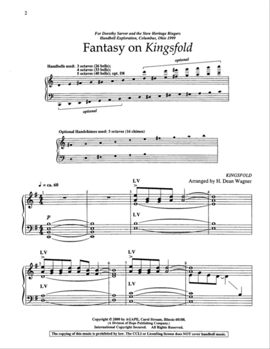 Fantasy on "Kingsfold" image number null