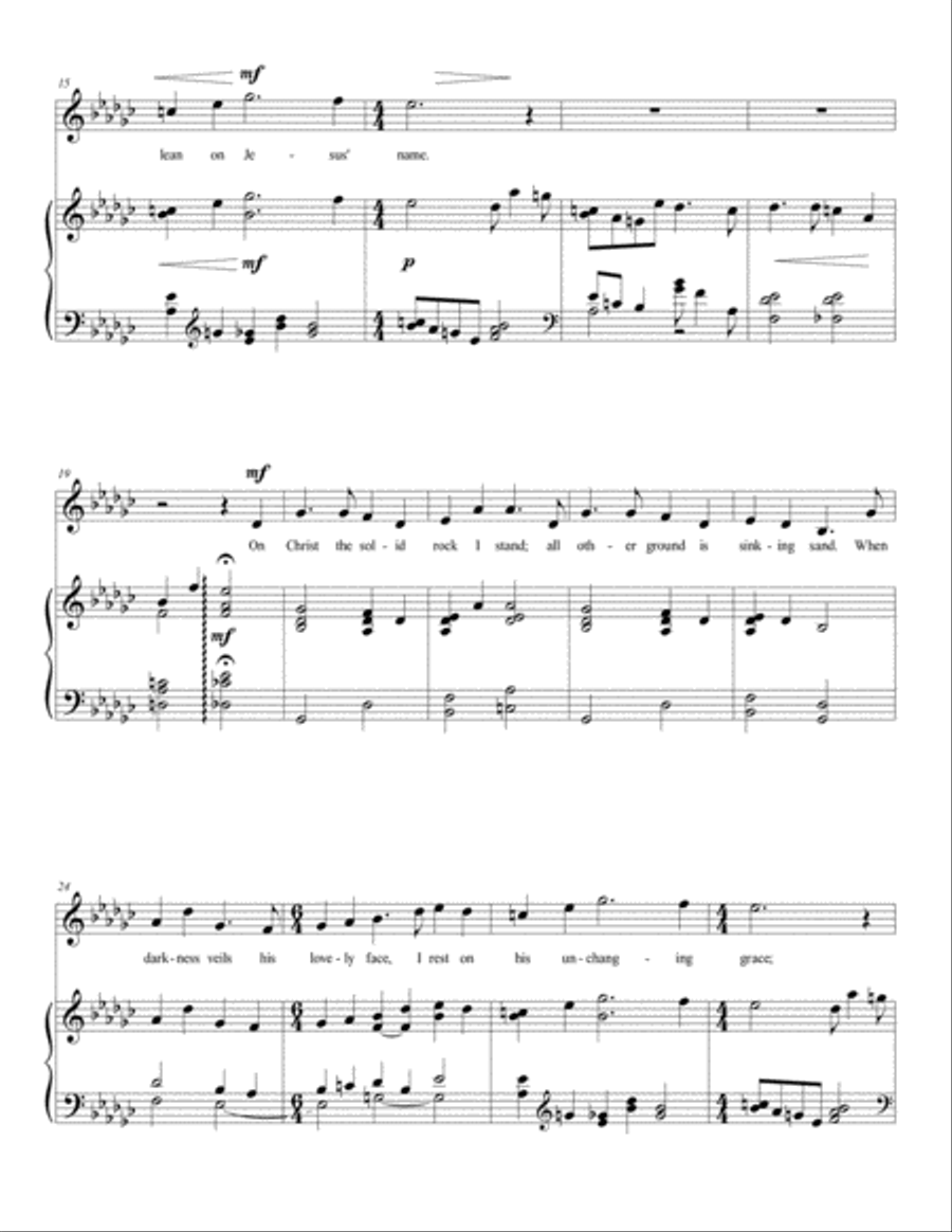 My Hope is Built On Nothing Less Voice scores gallery preview page 2