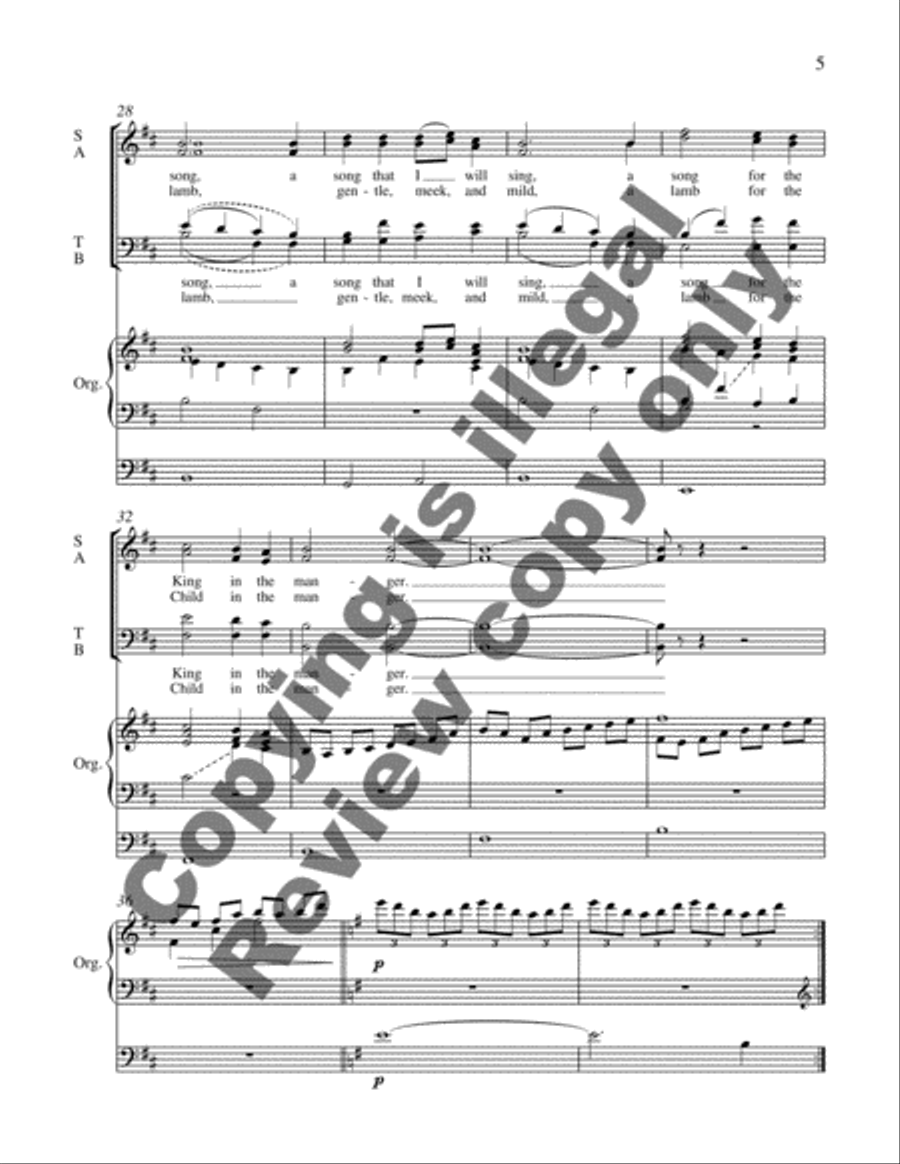 Shepherd's Song at Christmas Divisi scores gallery preview page 11