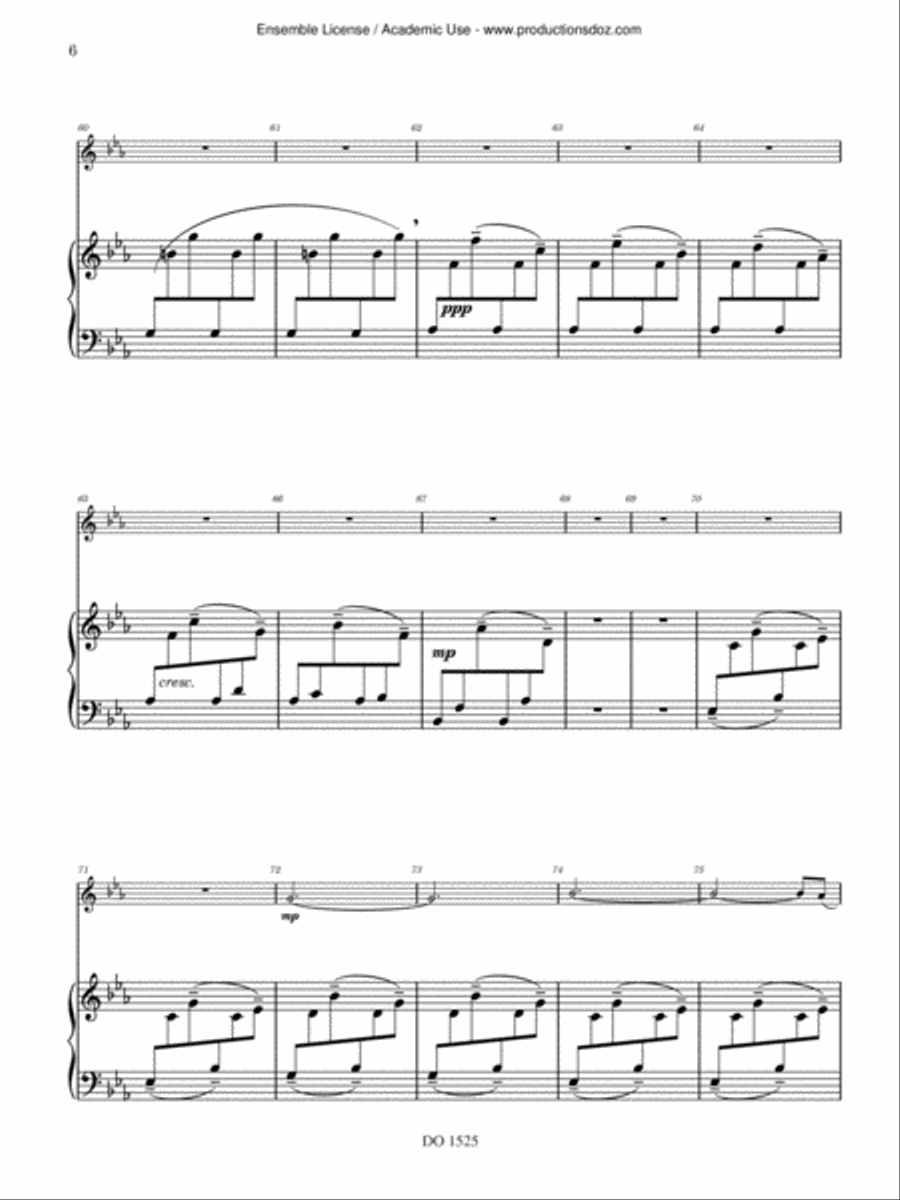 Transfigured Life - Still Life Violin Solo scores gallery preview page 6