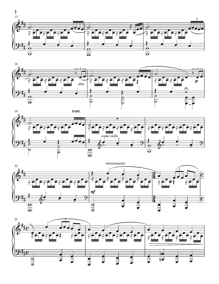 Due Tramonti Piano Solo scores gallery preview page 2