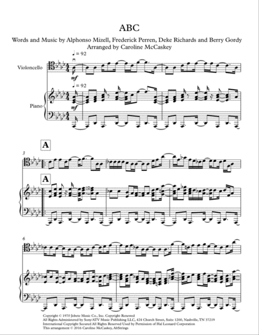 ABC ABC Piano scores gallery preview page 2