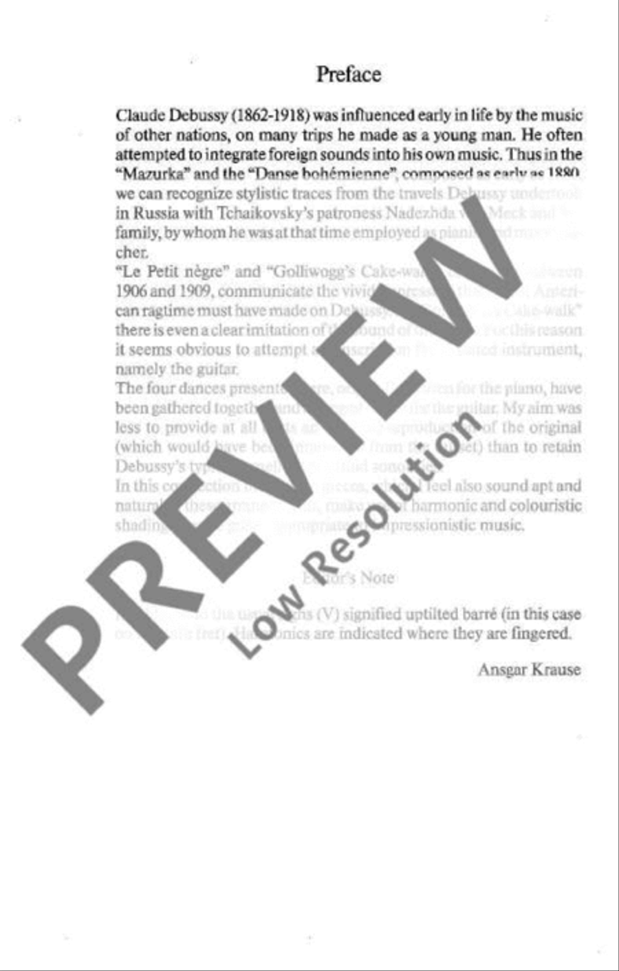 4 Dances 4 Dances Classical Guitar scores gallery preview page 6
