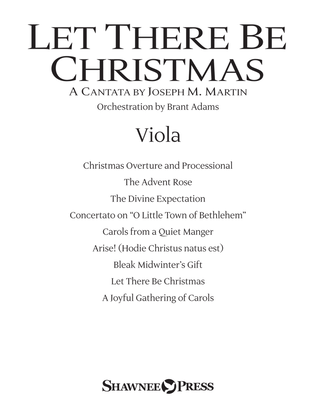 Book cover for Let There Be Christmas Orchestration - Viola