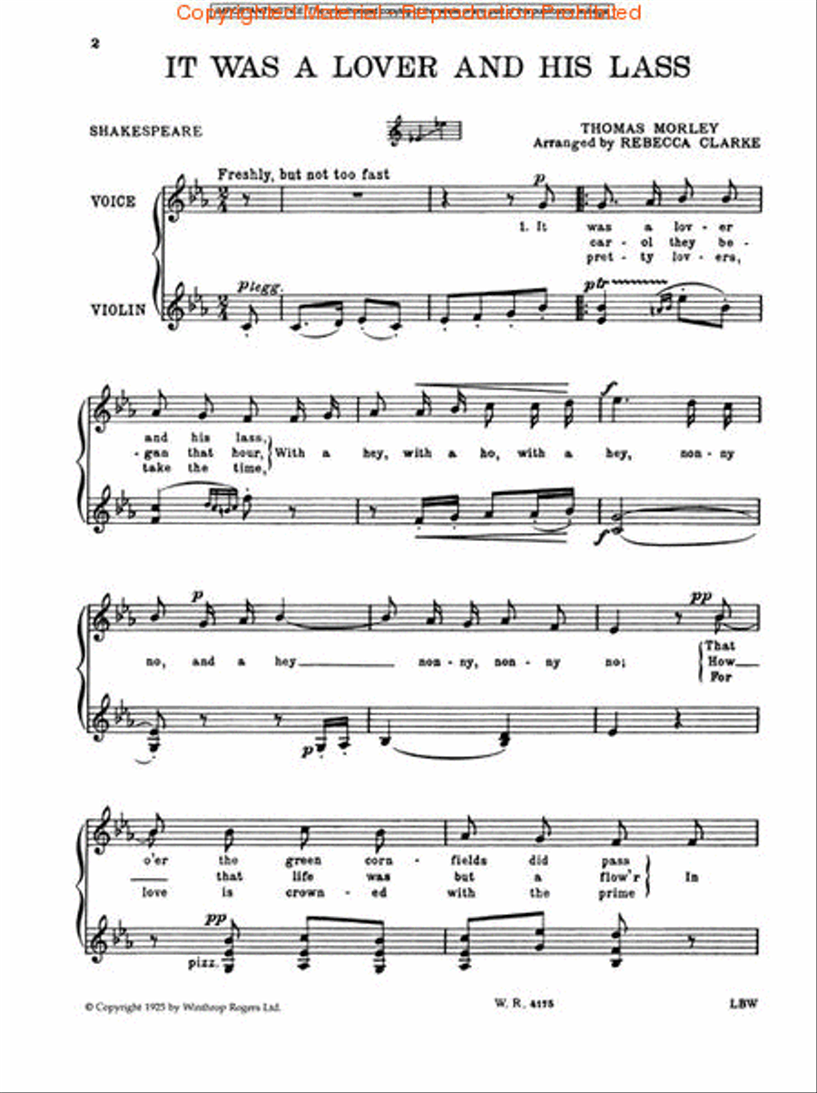 Three Old English Songs Voice scores gallery preview page 2