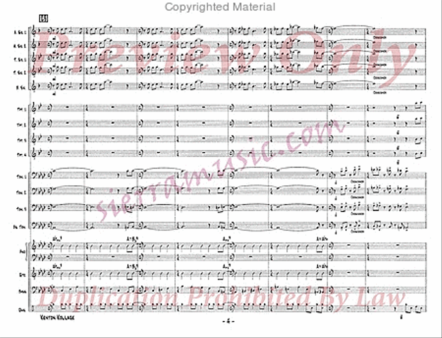 Kenton Kollage Kenton Kollage Big Band scores gallery preview page 5