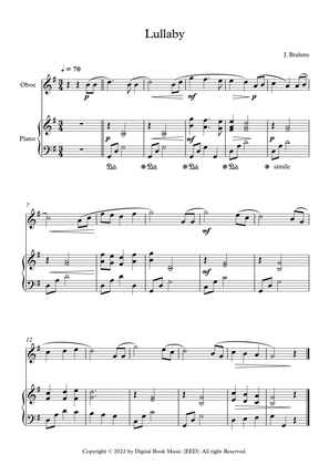 Lullaby - Johannes Brahms (Oboe + Piano)