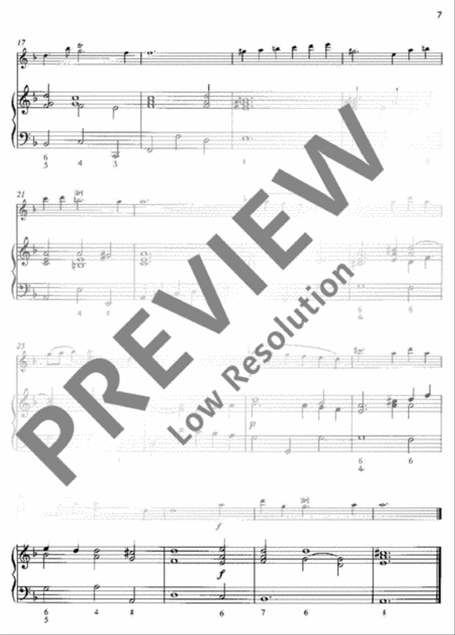 3 Sonatas Alto Recorder scores gallery preview page 8