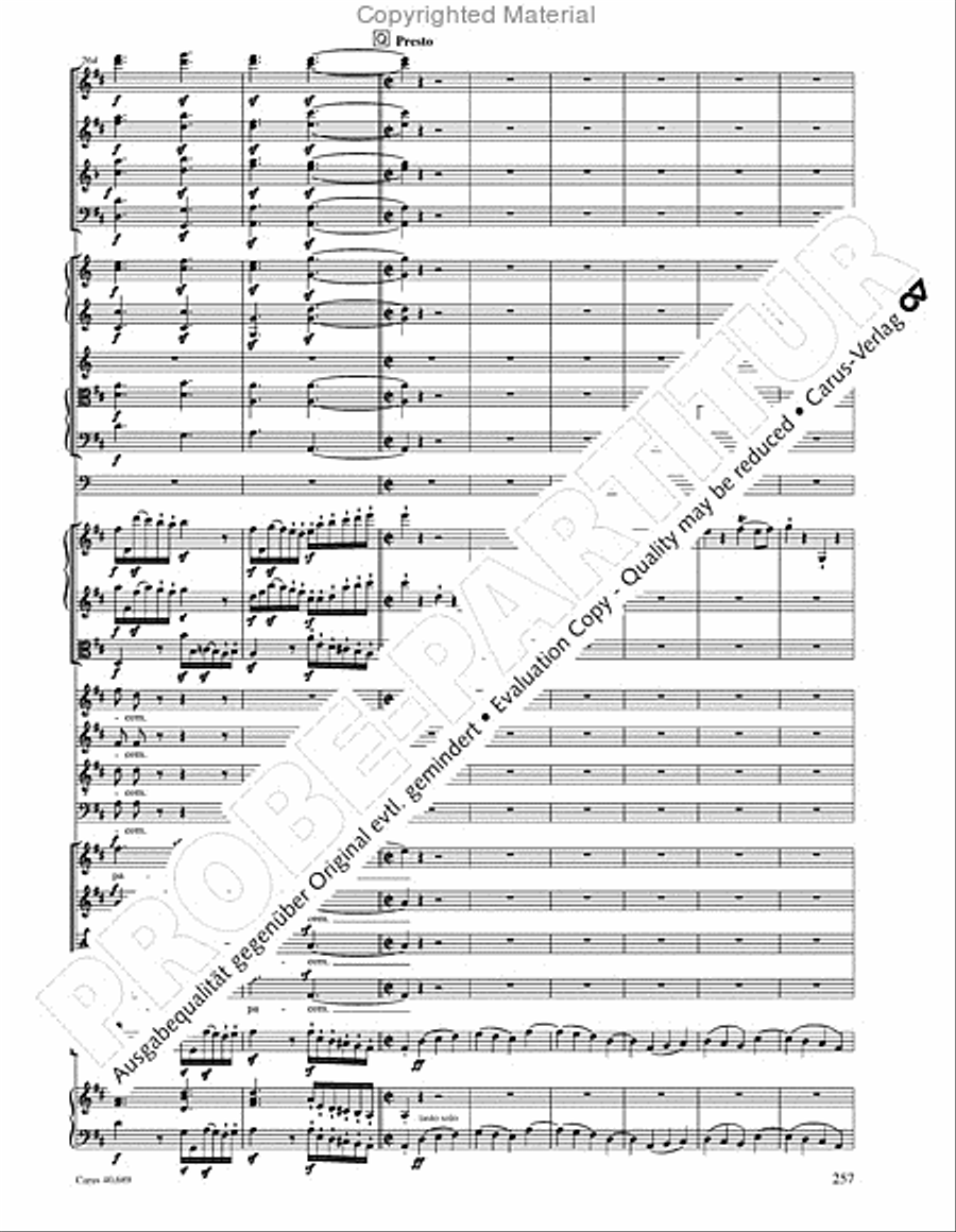 Missa solemnis Missa solemnis 4-Part scores gallery preview page 273