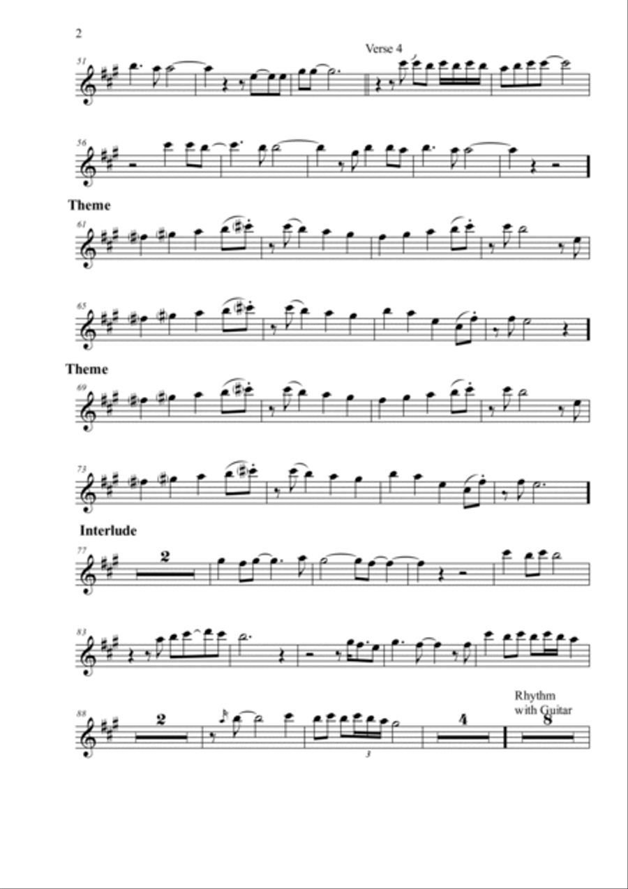 I Was Made For Lovin' You Tenor Saxophone scores gallery preview page 2