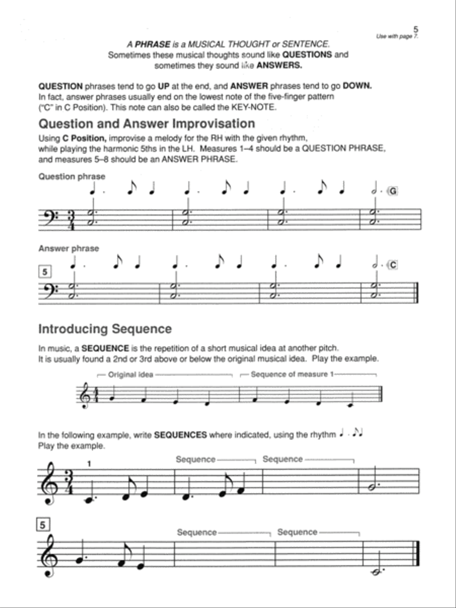 Alfred's Basic Piano Course Composition Book, Level 2 Piano Method scores gallery preview page 2