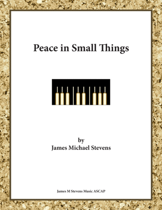 Book cover for Peace in Small Things