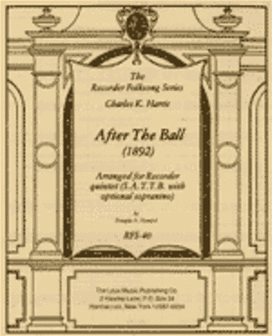 Book cover for After the Ball (1892)