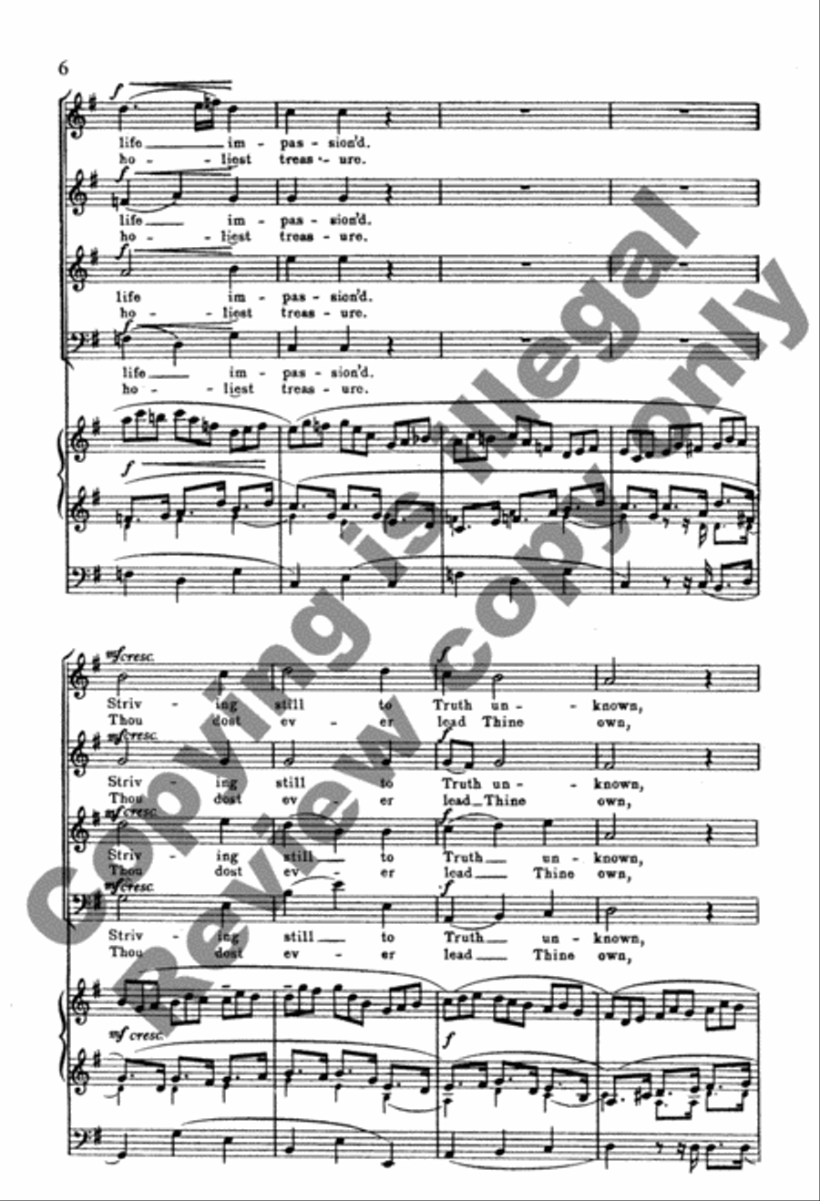 Jesu, Joy of Man's Desiring 4-Part scores gallery preview page 15