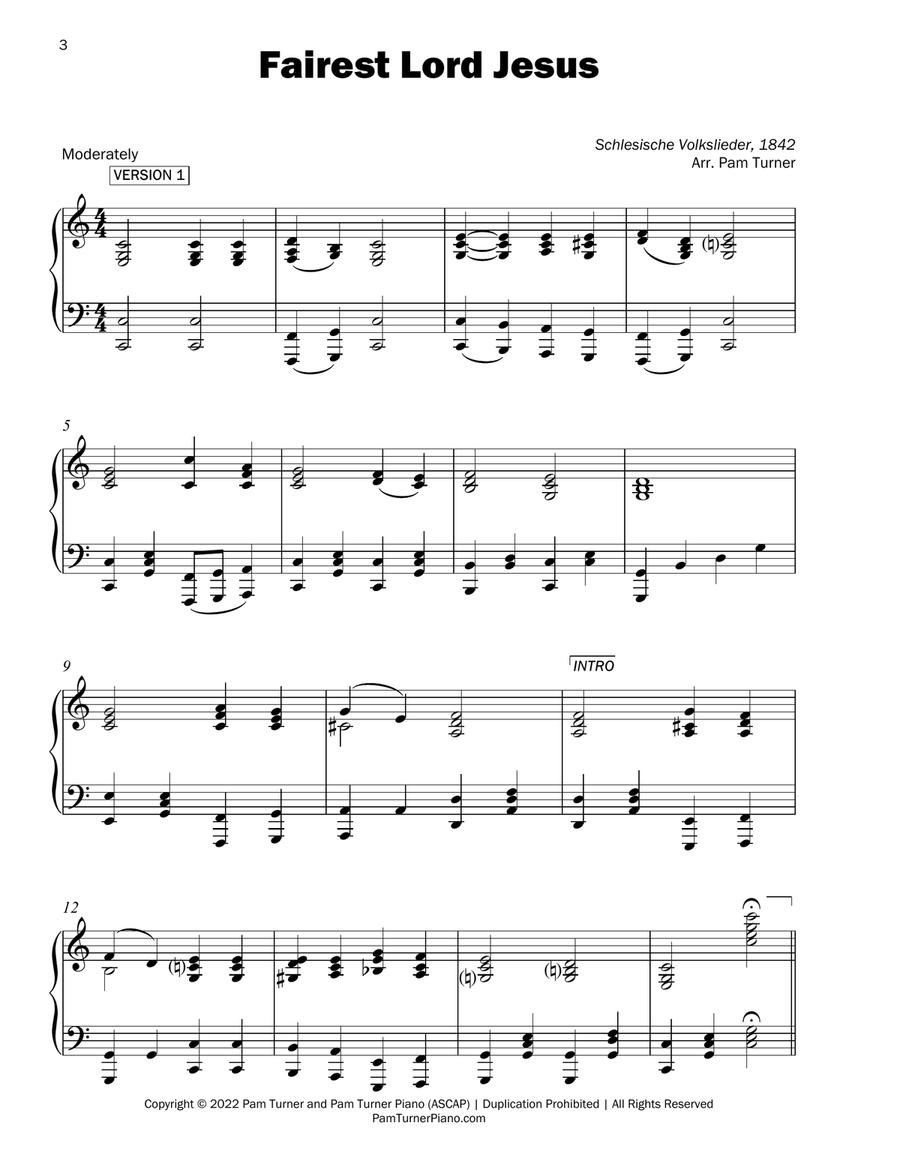 Congregational Style Hymns Vol. 2: 25 Intermediate Piano Stylings in Lower Keys Piano Solo scores gallery preview page 6