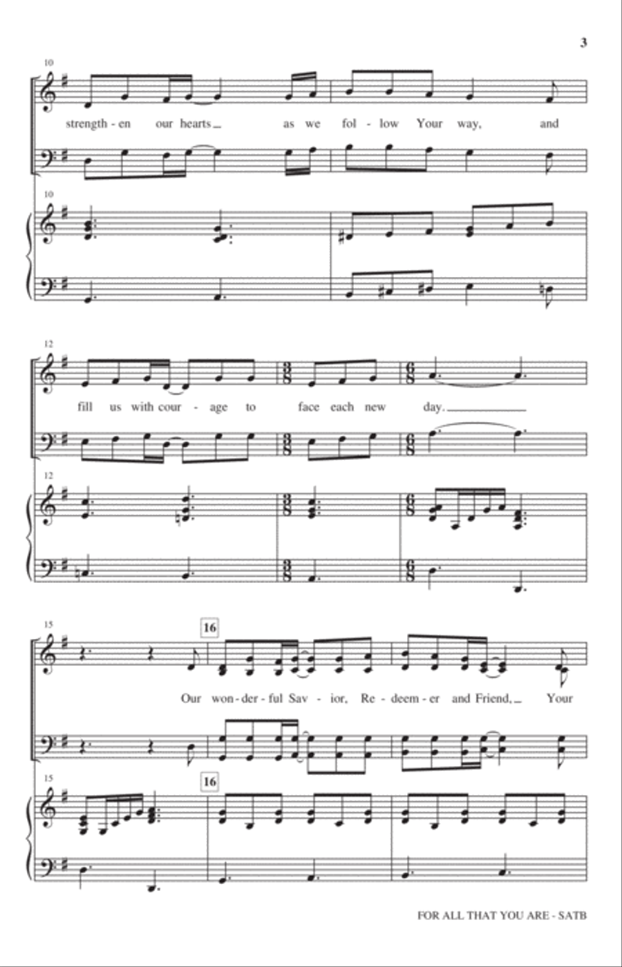 For All That You Are 4-Part scores gallery preview page 2