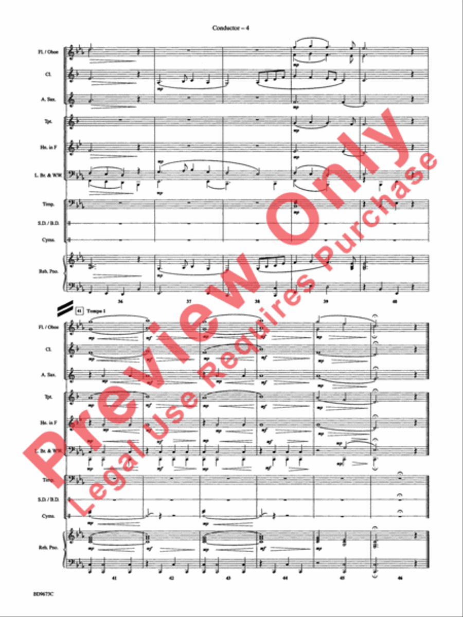 In the Bleak Midwinter Concert Band scores gallery preview page 7