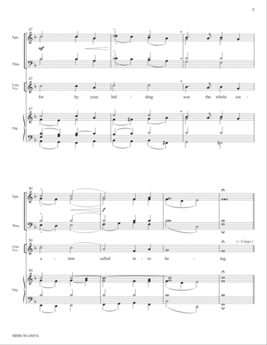 Splendor and Honor Choir scores gallery preview page 5