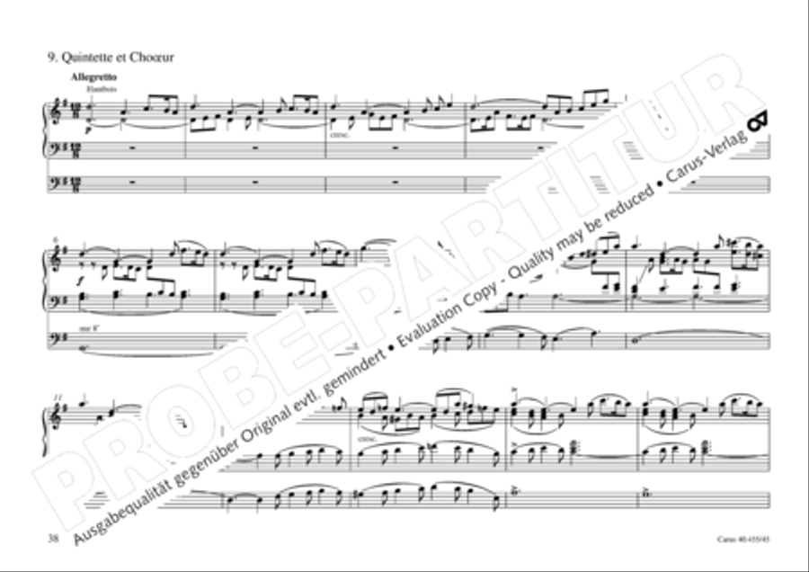 Oratorio de Noel (Weihnachtsoratorium) 4-Part scores gallery preview page 39